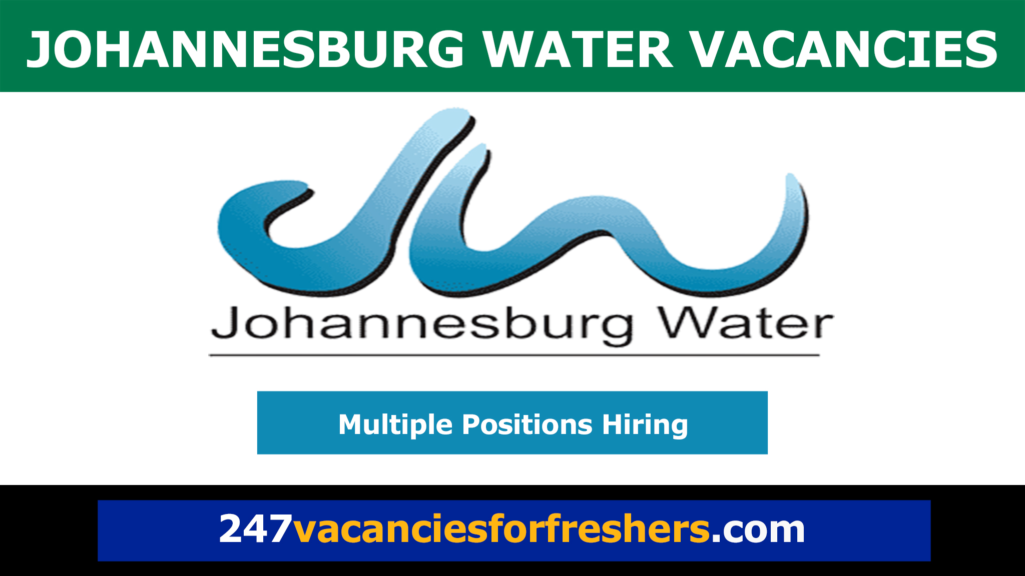 Johannesburg Water Vacancies Online Application Form
